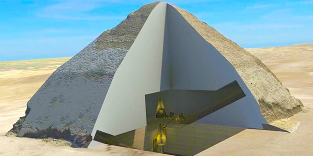 Bent Pyramid at Dahshur - Bent Pyramid of Snefru - Bent Pyramid Facts